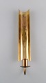 Pierre Forsell for Skultuna. Reflex wall candlestick in brass. Swedish design, 1960s.Measures: ...