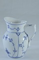 Royal Copenhagen porcelain. Royal Copenhagen Blue fluted plain. Cream jug no. 1/60, height 10 ...