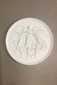 Bertel 
Thorvaldsen: 
Royal 
Copenhagen 
Bisque Plate 
"Christmas Joy 
in Heaven" No 
111. Copy from 
...