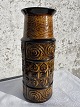 German floor vase, Orange retro pattern, 40cm high, 15cm in diameter, W- Germany * Nice ...