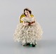 Volkstedt 
Rudolstadt, 
Germany. 
Porcelain 
figure. Reading 
woman in skirt. 
Mid-20th ...