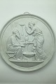 Bertel 
Thorvaldsen: 
Bing and 
Grondahl 
bisquit plate 
"Old age and 
winter" After 
relief modeled 
in ...