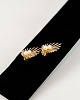 Vintage 14 
carat ear clips 
stamped 585, 
bra designed by 
Bernhard Hertz 
- Copenhagen. 
The ear ...