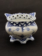 Blue fluted sugar bowl 1113