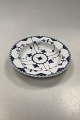 Royal Copenhagen Blue Fluted Full Lace Antique Deep Plate