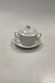 Royal Copenhagen White Bouillon Cup with Saucer