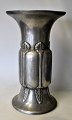 Hertz / Ballin vase in pewter, ca. 1910, Copenhagen, Denmark. Designed by Mogens Ballin (1871 - ...