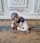 B&G Figure - 
Boy with 
dachshund 
No. 1951, 
Factory first. 
Height 10 cm. 
Design: 
Ingeborg ...