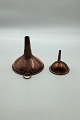 Pair funnels in 
copper. Made in 
Denmark around 
1900. Both in 
good condition 
without damage. 
The ...