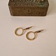 Vintage 
earrings in 14 
kt gold
Stamped 585
Length