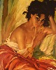 Charles Roka 
(1912-1999), 
Hungary. Oil 
print. Roma 
woman. 
1960/70's.
Measures: 60 x 
49 cm.
The ...