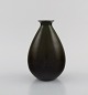 Just Andersen, Denmark. Early vase in disko metal. 1930s. Model number D1521.Measures: 14.5 x ...