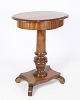 Oval sewing 
table / lamp 
table on pillar 
with mahogany 
sewing room 
from around the 
...