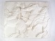 A relief in white colors with a motif of people and horses from around the 
1940s.
Dimensions in cm: H: 102 W: 125
Great condition

