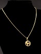 14 carat gold 
chain 52 cm. 
and rams 
pendant 1.5 cm. 
item no. 492364 
Stock: 1