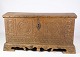 Synderjysk oak 
coffin with 
carvings from 
around the year 
1760s. Rare 
size in good 
...