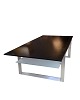 Coffee table 
with aluminum 
frame and black 
ash wood of 
hubs model AK 
132. In very 
good ...