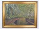 Oil painting, forest motif, 1930
Great condition
