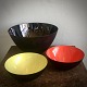 Herbert Krenchel Krenit bowlsConsisting of:#162 Big bowls with matt sandblasted enamel and ...