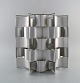 Max Sauze (b.1933), French designer. Aluminum pendant. 1980s.Measures: 33 x 32 cm.In very ...