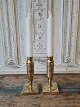 Pair of beautiful empire candlesticks Height 15.5 cm.