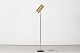 Jo HammerborgTrombone floor lamp made of brass with black base and adjustable ...