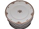 Royal 
Copenhagen Gold 
Basket with 
Ornaments and 
Small Flowers, 
luncheon plate.
This product 
...