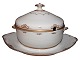 Royal 
Copenhagen Gold 
Basket with 
Ornaments and 
Small Flowers, 
soup tureen 
with matching 
...