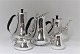 Tea & coffee 
service. Silver 
(830). Cohr. 5 
parts, 
consisting of 
teapot, coffee 
pot,waterjug, 
...