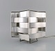 Max Sauze (b.1933), French designer. Table lamp in aluminum. 1970s / 80s.Measures: 18.5 x 17 ...