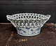 Royal Copenhagen blue fluted full lace fruit basket from c. 1800