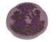 Rosenthal studio-line, Bjorn Wiinblad, purple porcelain brooch from 1996.Measures 5.0 by 5.0 ...