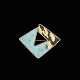 Leon Kastbjerg 
Nielsen. 
Handmade Brooch 
in Patinated 
Brass with Gold 
Leaf.
Designed and 
crafted ...