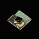 Leon Kastbjerg 
Nielsen. 
Handmade Brooch 
in Patinated 
Brass with Gold 
Leaf.
Designed and 
crafted ...