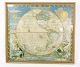 A map of the western hemisphere entitled "Map of discovery" from around the 1920sDimensions in ...