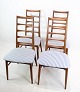 Set of four 
chairs, model 
"Lis", designed 
by Niels 
Koefoed in teak 
from around the 
1960s. The ...