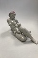 Michael Andersen Stoneware Figurine of Young Lady with ChildMeasures 40cm lang og 23cm høj ...