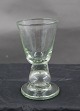 Liqueur wine glass with air bubble in stem and cut under foot from about Year 1900 from ...