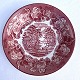English 
faience, Enoch 
Woods, English 
scenery, Red 
Paris, Deep 
plate, 19.5cm 
in diameter * 
...