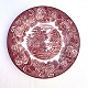 English 
faience, Enoch 
Woods, English 
scenery, Red 
Paris, Lunch 
plate, 19,5cm 
in diameter * 
Nice ...