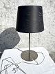 Georg Jensen, Crystal table lamp, Damask shade, 65cm high, no. 65 013260195, Design Vibeke Klint ...