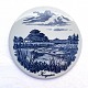 Royal 
Copenhagen, 
Aluminia, 
Trankebar, 
Grease plate 
with 
prospectus, 
Kongeåen # 
1403, 14.5cm in 
...