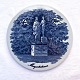 Royal 
Copenhagen, 
Aluminia, 
Tranquebar, 
Grease plate 
with 
prospectus, 
Margretestenen 
# 1403, ...