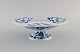 Meissen Blue Onion compote in openwork porcelain. Early 20th century.Measures: 20.5 x 6.8 ...