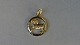 Elegant Pendant Aries Zodiac 14 Carat GoldStamped 585Height 21.93 mm approxNice and well ...