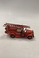 Toys: Tekno Falck fire truck ladder car with Emergency Flag. In good condition. 18 cm long (7.08 ...