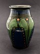 Ceramic vase 27 
cm. nice 
condition but 
small rep. in 
the glaze item 
no. 496008