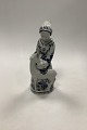 Royal Copenhagen Georg Thylstrup figurine of Girl with Deer Blue Fluted No 1531