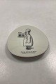 Storm P. Plate 
from Knabstrup 
with Joke and 
Drawing
Measures 16cm 
/ 6.30 inch