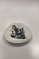 Storm P. Plate 
from Knabstrup 
with Joke and 
Drawing
Measures 16cm 
/ 6.30 inch